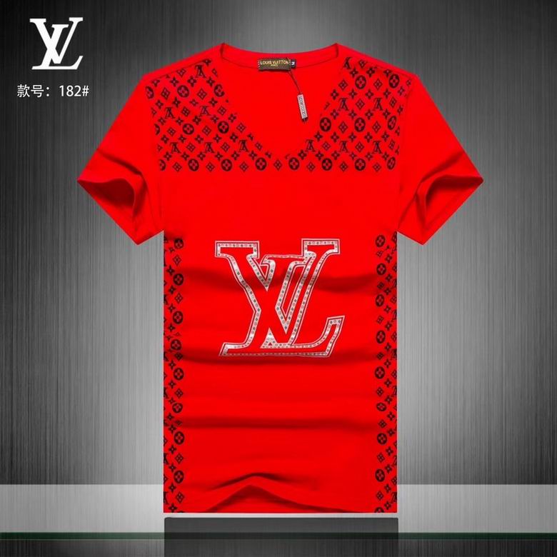 Louis Vuitton V-neck T-shirts men-LV15194